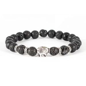 Buddha Elephant Charm Bracelet